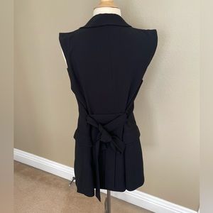 Zara Woman sleeveless belted tailored vest - Small